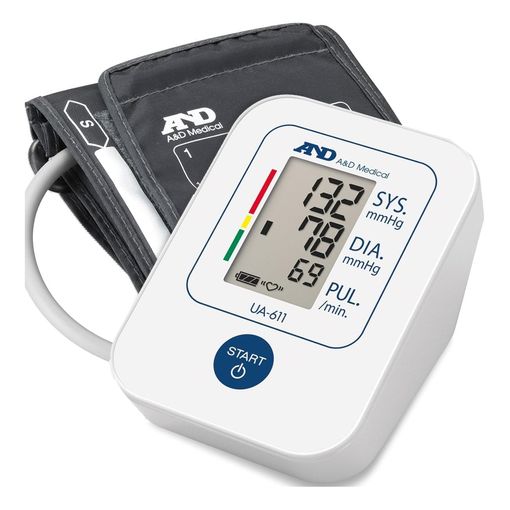 A&D Medical UA-611 upper arm blood pressure monitor with cuff