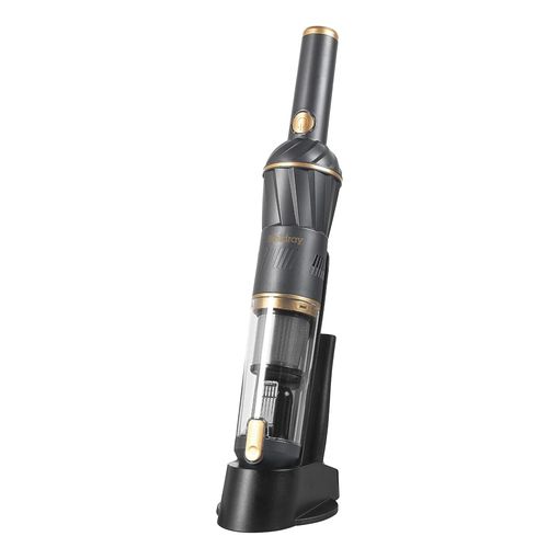 Beldray Airlite BEL01096 cordless handheld vacuum on charging base