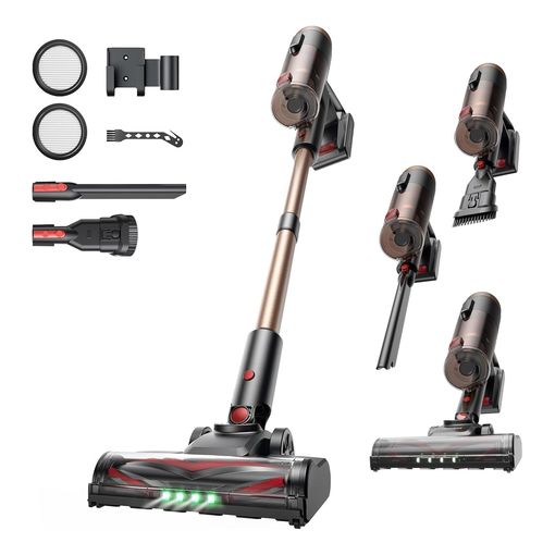 Proscenic P11 Ultra cordless vacuum cleaner with OLED touchscreen and attachments