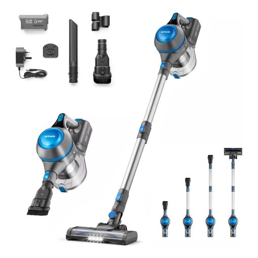 VYTRONIX 3-in-1 cordless vacuum cleaner with wall mount and accessories