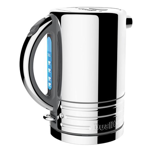 Dualit Architect stainless steel kettle with grey trim