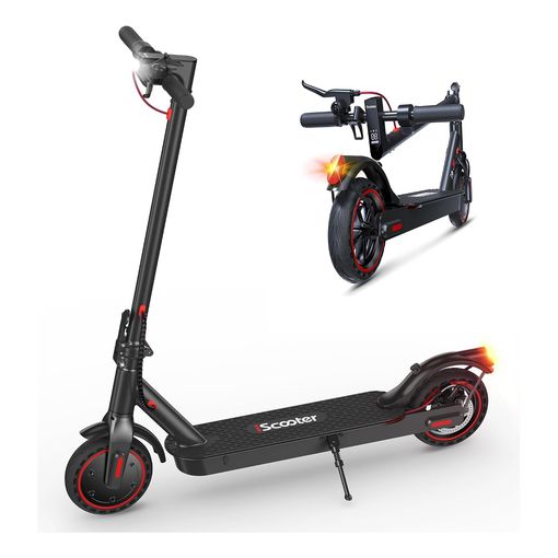 iScooter i8 electric scooter folded and unfolded