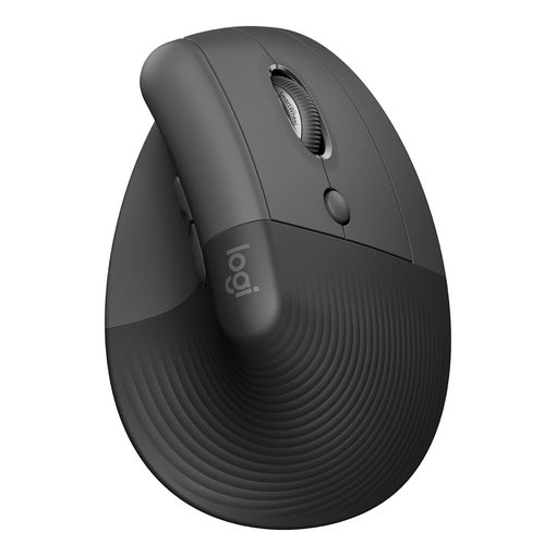 Logitech Lift vertical ergonomic mouse in grey