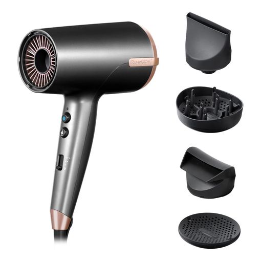Remington ONE Dry and Style hair dryer with four styling attachments