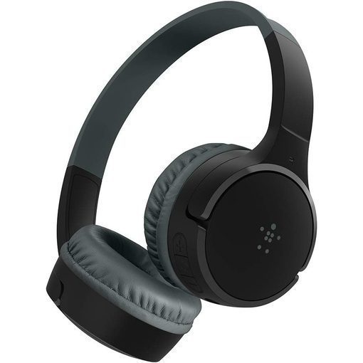 Belkin SoundForm Mini kids on-ear wireless headphones in black