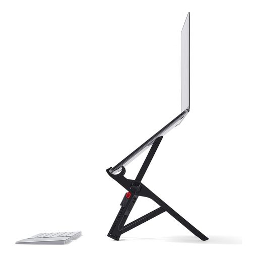 Roost V3 folding portable laptop stand shown in profile