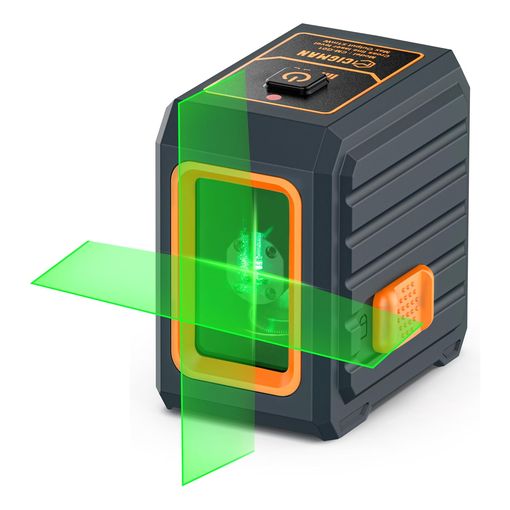 CIGMAN CM-G01 green cross line laser level with pendulum lock for manual mode