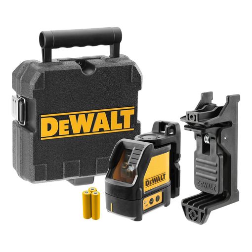 DeWalt DW088K-XJ self-leveling cross red beam laser level with carrying case