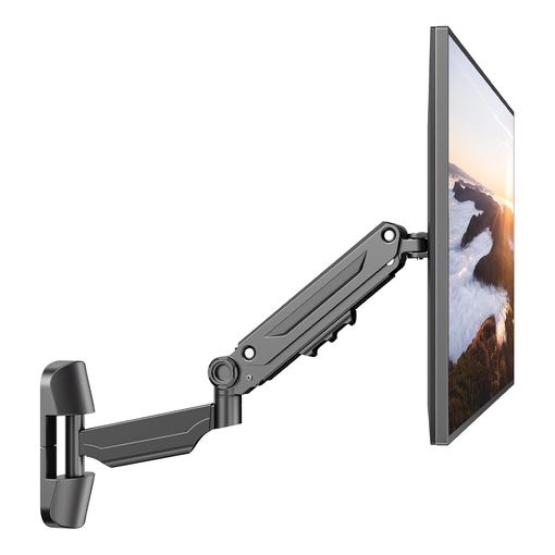 PUTORSEN monitor arm wall mount bracket holding a monitor away from a wall