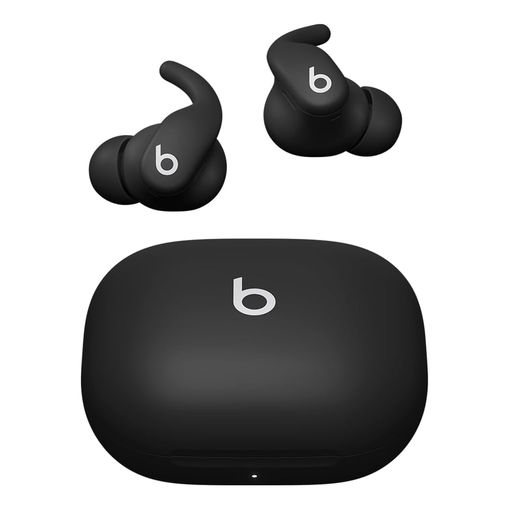 Beats Powerbeats Fit wireless noise cancelling workout earbuds with secure-fit wingtips in jet black