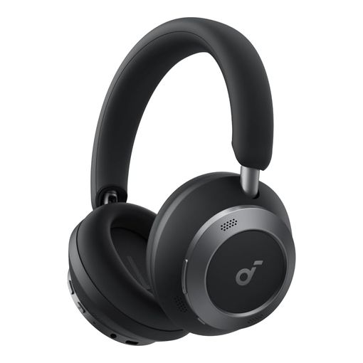 soundcore Space One Pro by Anker wireless over-ear noise cancelling headphones in black