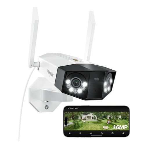 Reolink Duo 3 WiFi dual-lens security camera with 180 degree panoramic view