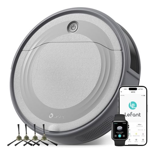 Lefant M310 slim robot vacuum with brushless tangle-free intake