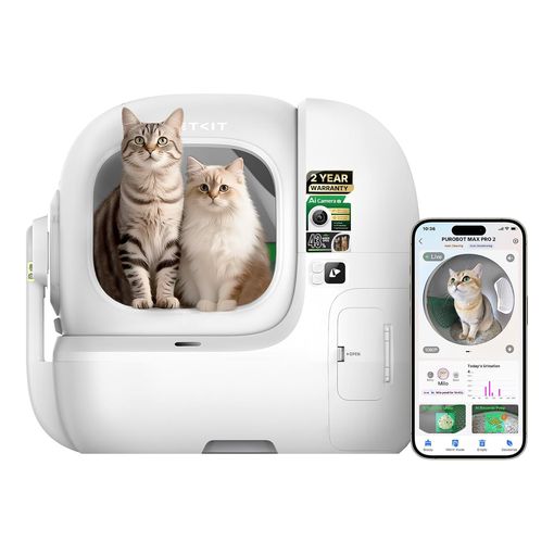 PETKIT PUROBOT MAX PRO 2 self-cleaning cat litter tray with AI camera