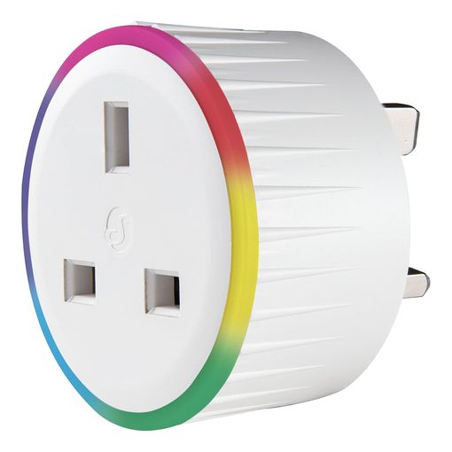 Shelly Plus Plug Wi-Fi smart outlet with colour LED ring