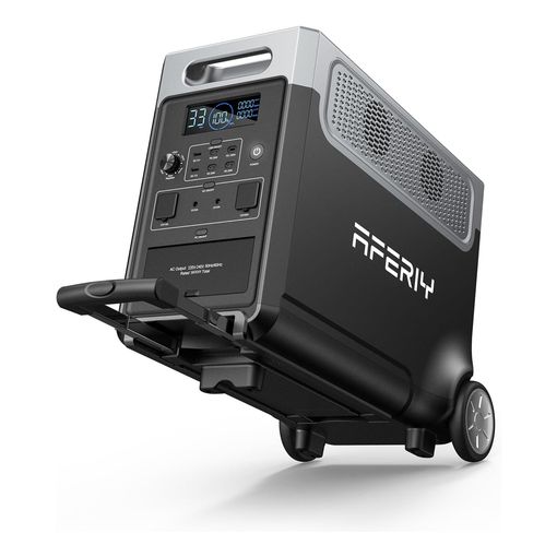 AFERIY P310 portable power station with wheels and telescoping handle