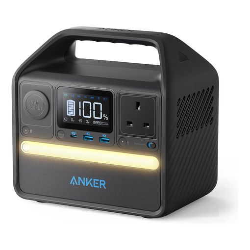 Anker 521 Portable Power Station PowerHouse 256Wh with illuminated front light bar