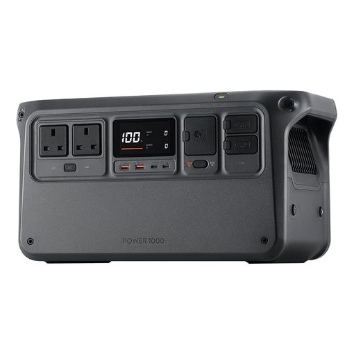 DJI Power 1000 portable power station with LCD display and dual AC outlets