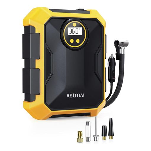 AstroAI 22L/min UltraFast corded 12V tire inflator with digital display