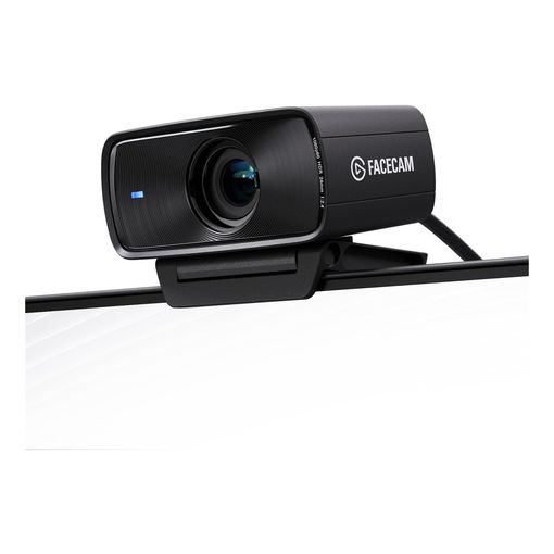 Elgato Facecam MK.2 streaming webcam clipped to a monitor
