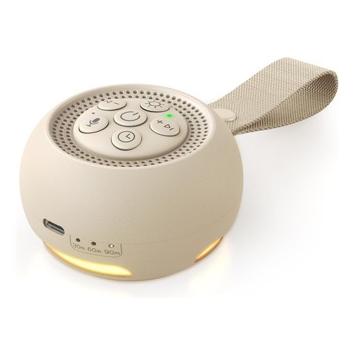 Babacom portable white noise machine with voice recording