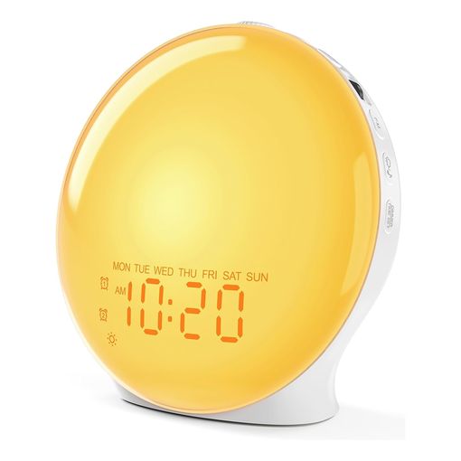 JALL sunrise alarm clock with white noise sound machine