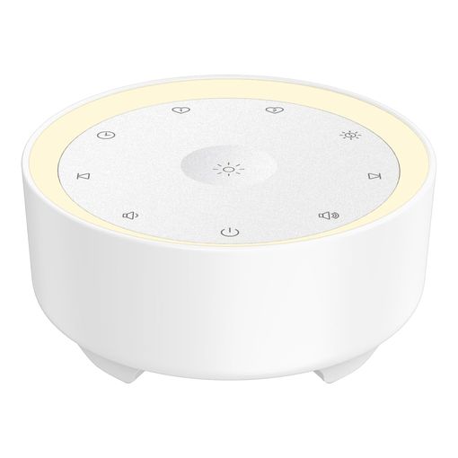 Kipcush white noise machine with dimmable night light