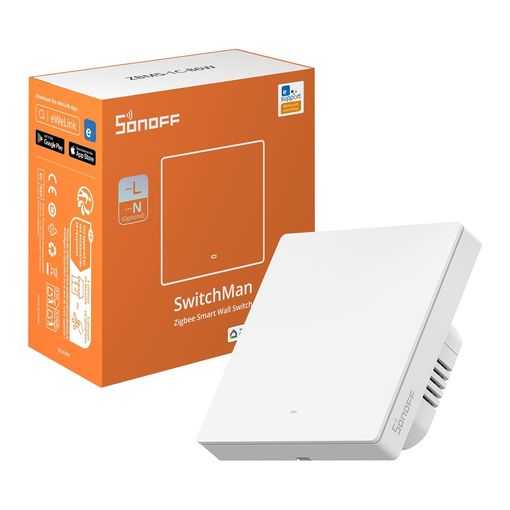 SONOFF ZBM5 86-Type Zigbee smart wall switch with retail packaging