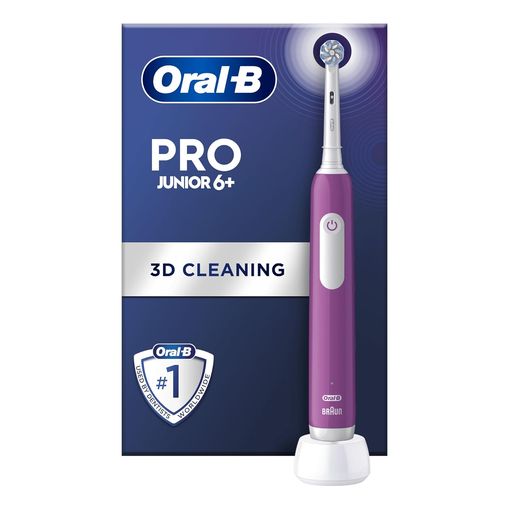 Oral-B Pro Junior 6+ electric toothbrush with charging stand