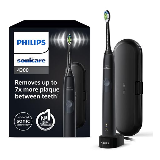 Philips Sonicare ProtectiveClean 4300 electric toothbrush with travel case